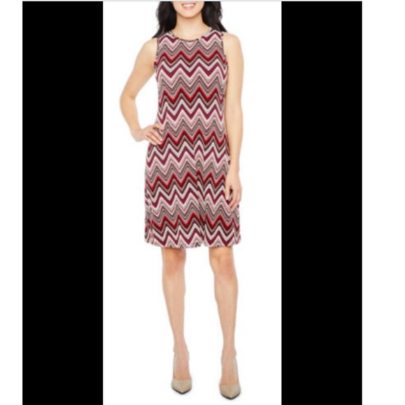 Ronni Nicole Chevron Aline Zig Zag 